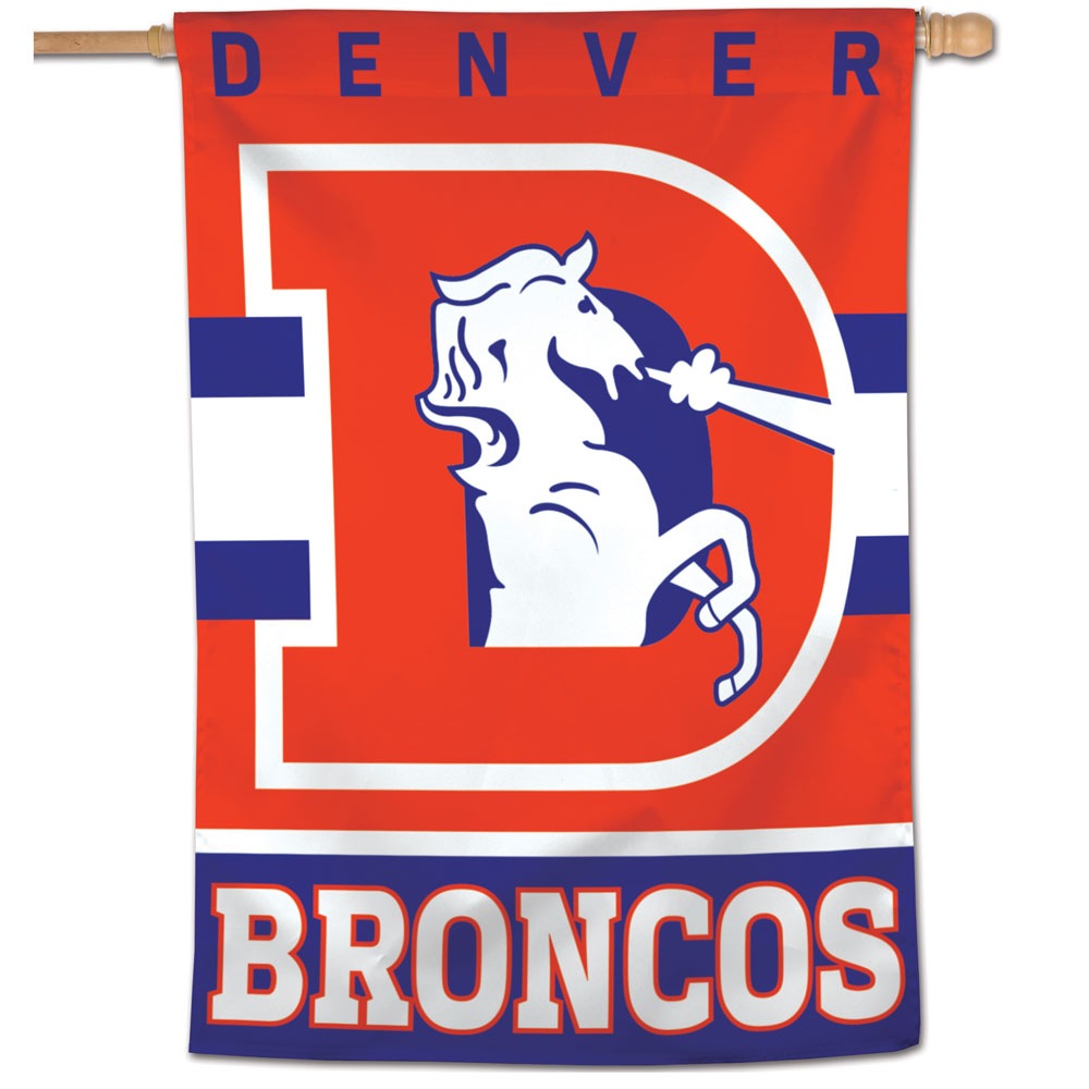 Denver Broncos Classic Logo Retro D – Auto Flag & Banner